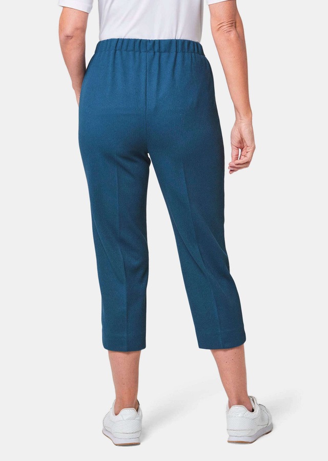 GOLDNER Caprihose »Kurzgröße Sportive 7/8-Hose mit Biesen« Ohne