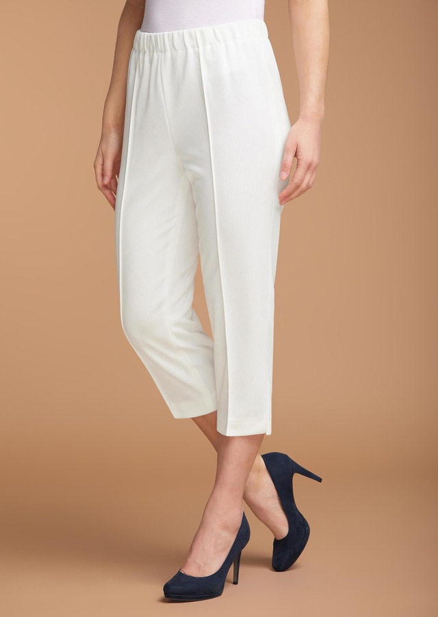 GOLDNER Caprihose »Kurzgröße Sportive 7/8-Hose mit Biesen« Ohne