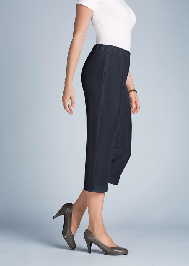 GOLDNER Caprihose »Kurzgröße Sportive 7/8-Hose mit Biesen« Ohne