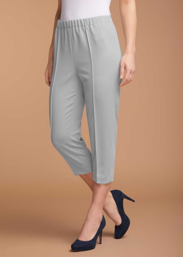 GOLDNER Caprihose »Kurzgröße Sportive 7/8-Hose mit Biesen« Ohne