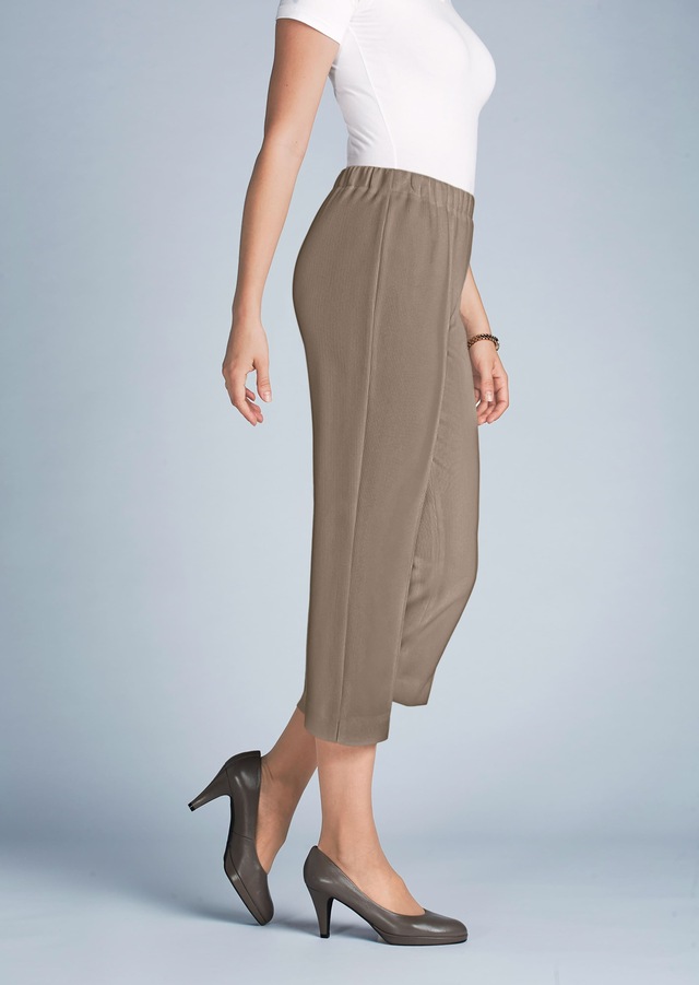 GOLDNER Caprihose »Kurzgröße Sportive 7/8-Hose mit Biesen« Ohne