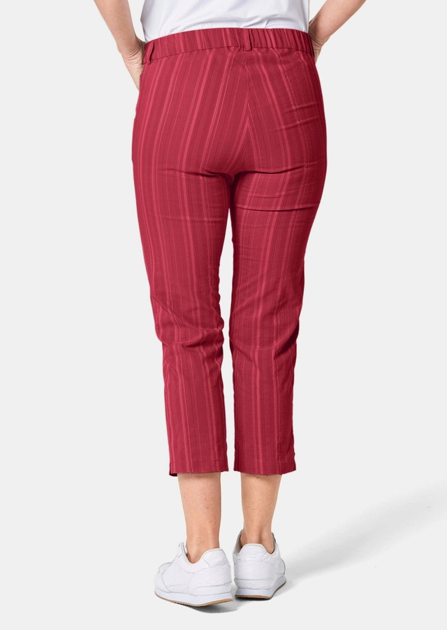 GOLDNER Caprihose »Verkürzte Strukturhose in elastischer Ware« perfekter Sitz mit viel Komfort