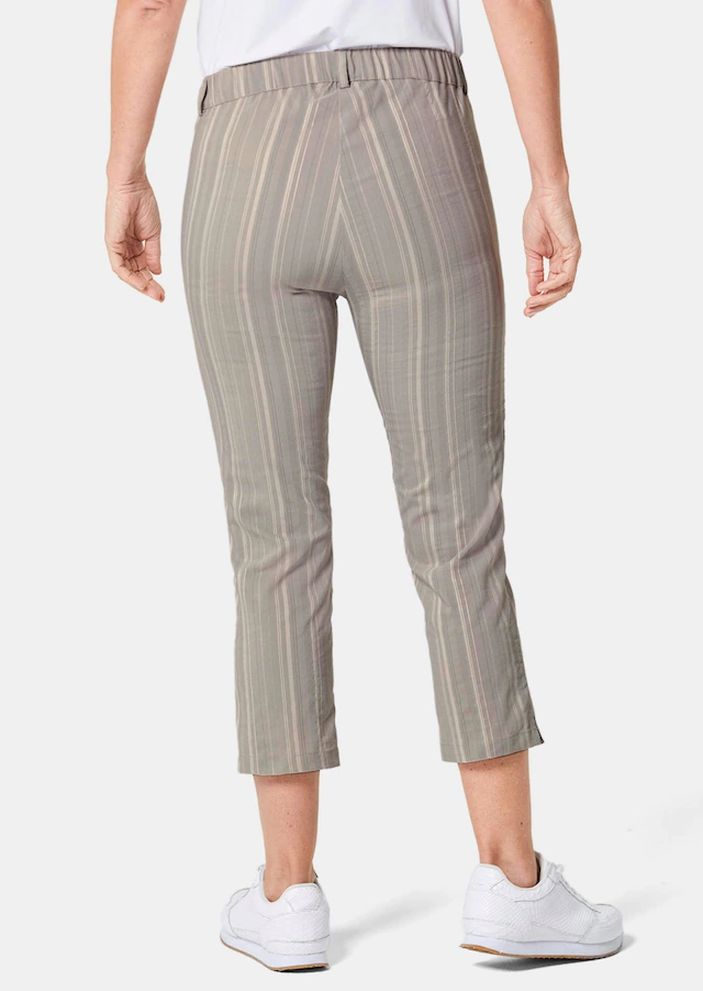 GOLDNER Caprihose »Verkürzte Strukturhose in elastischer Ware« perfekter Sitz mit viel Komfort