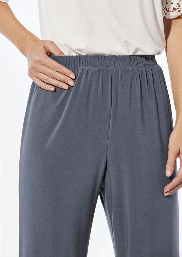 GOLDNER Schlupfhose »Kurzgröße Slinky-Hose mit weitem Bein« Kein Bügeln nötig