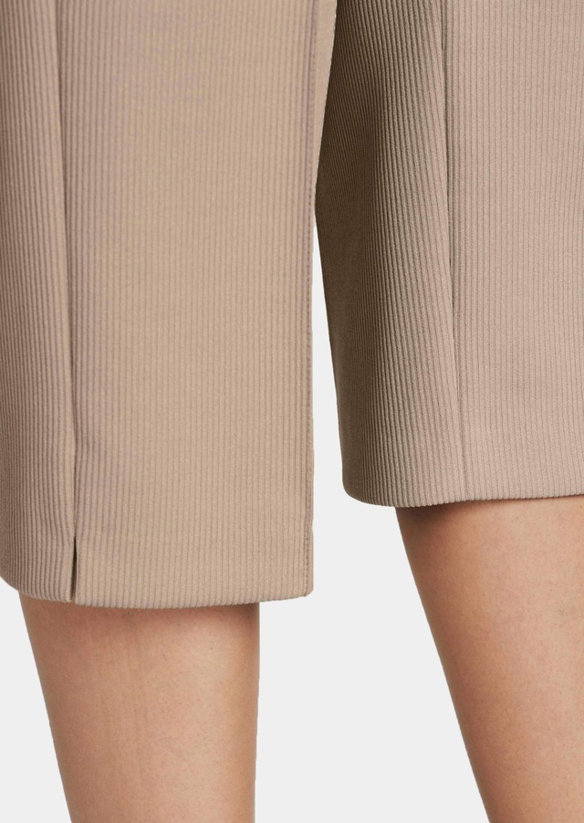 GOLDNER Caprihose »Kurzgröße Sportive 7/8-Hose mit Biesen« Ohne