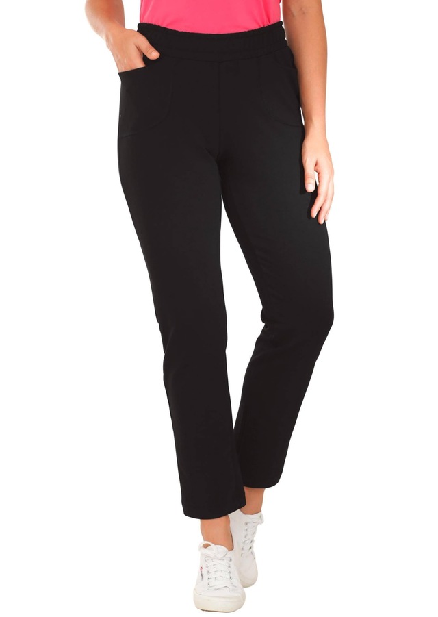 GOLDNER Stoffhose »Sportive Loungehose, elastischer Bund« Breiter Schlupfbund