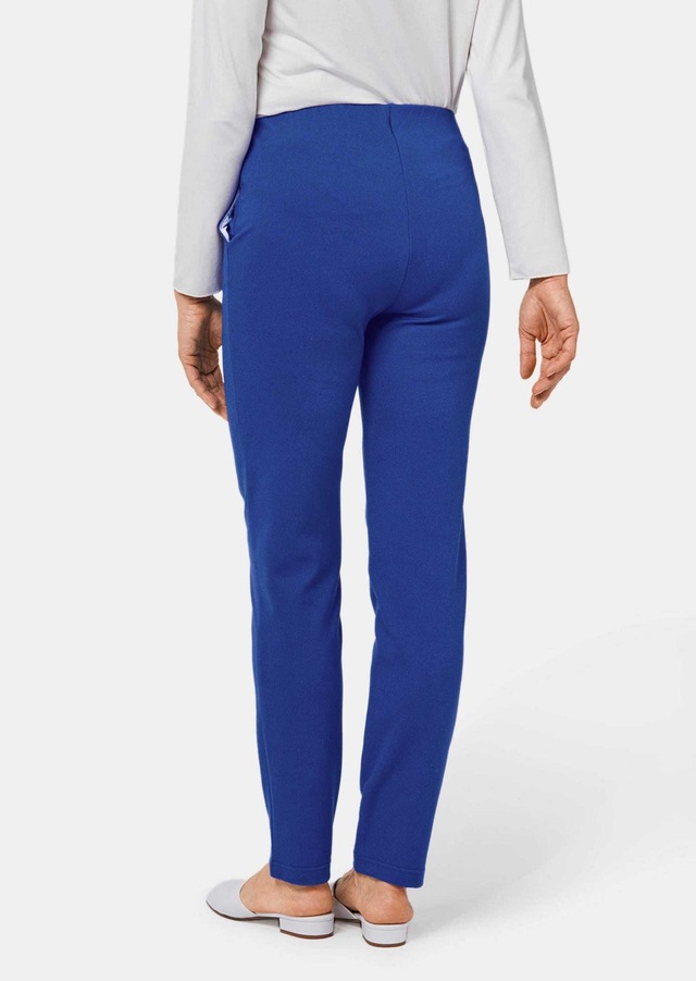 GOLDNER Schlupfhose »Moderne Hose LOUISA mit streckenden Biesen« Ohne