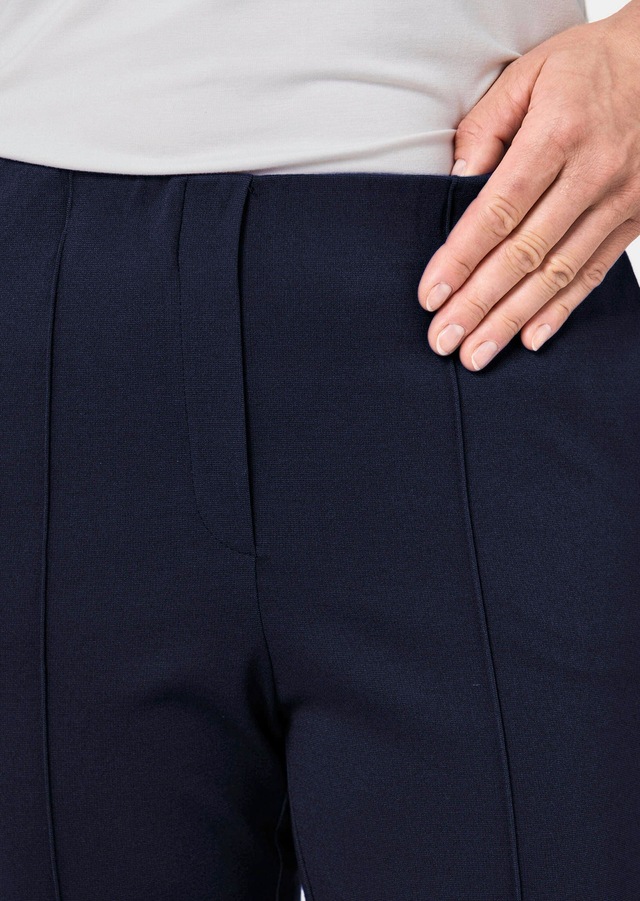 GOLDNER Schlupfhose »Moderne Hose LOUISA mit streckenden Biesen« Ohne