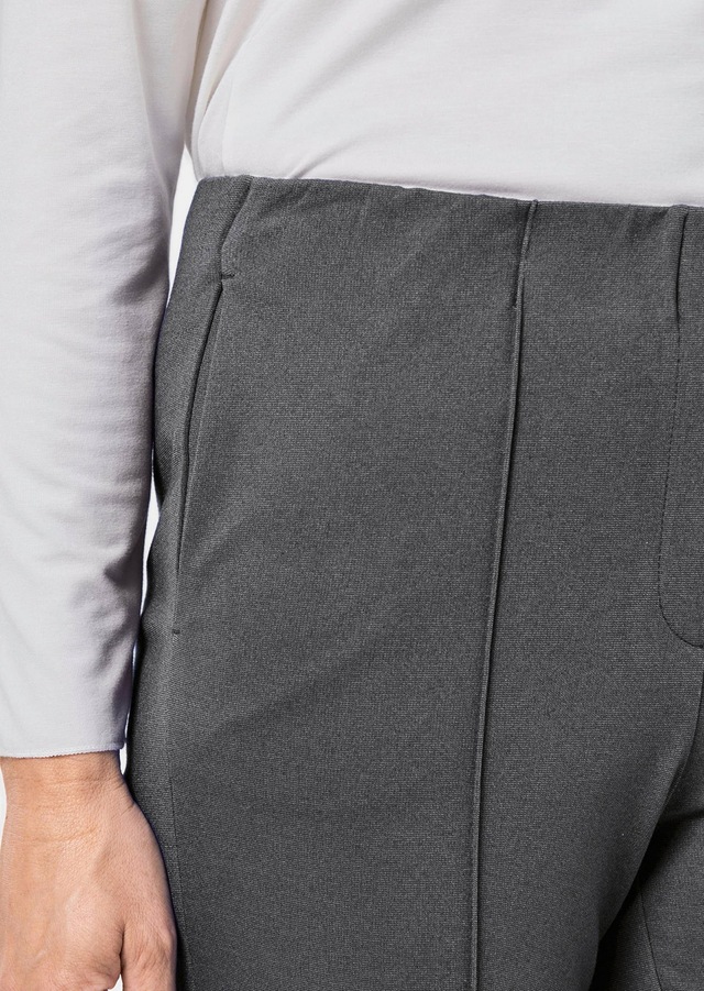 GOLDNER Schlupfhose »Moderne Hose LOUISA mit streckenden Biesen« Ohne