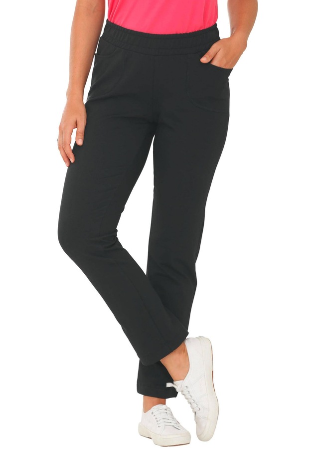 GOLDNER Stoffhose »Sportive Loungehose, elastischer Bund« Breiter Schlupfbund