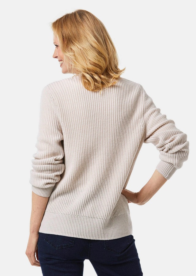 GOLDNER Strickjacke »Elegante Strickjacke mit V-Ausschnitt« Hochwertige Strickminderungen