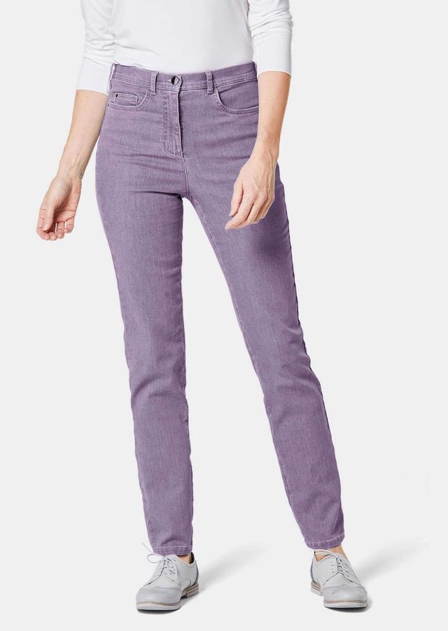 GOLDNER Regular-fit-Jeans »Kurzgröße Damen Jeans Slim Fit LOUISA mit Stretch-Anteil« Ohne
