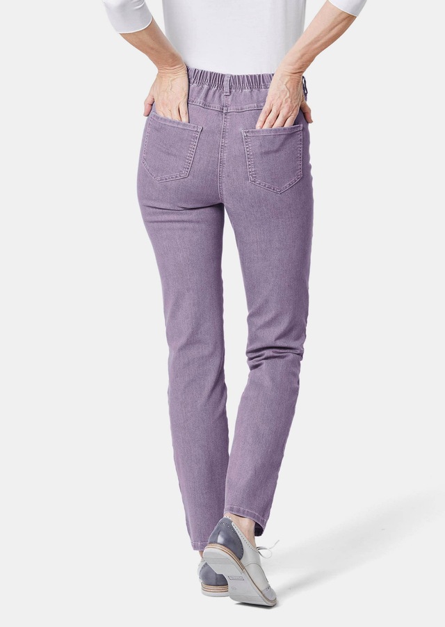 GOLDNER Regular-fit-Jeans »Kurzgröße Damen Jeans Slim Fit LOUISA mit Stretch-Anteil« Ohne
