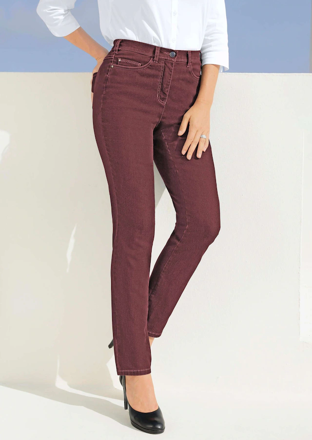 GOLDNER Regular-fit-Jeans »Kurzgröße Damen Jeans Slim Fit LOUISA mit Stretch-Anteil« Ohne