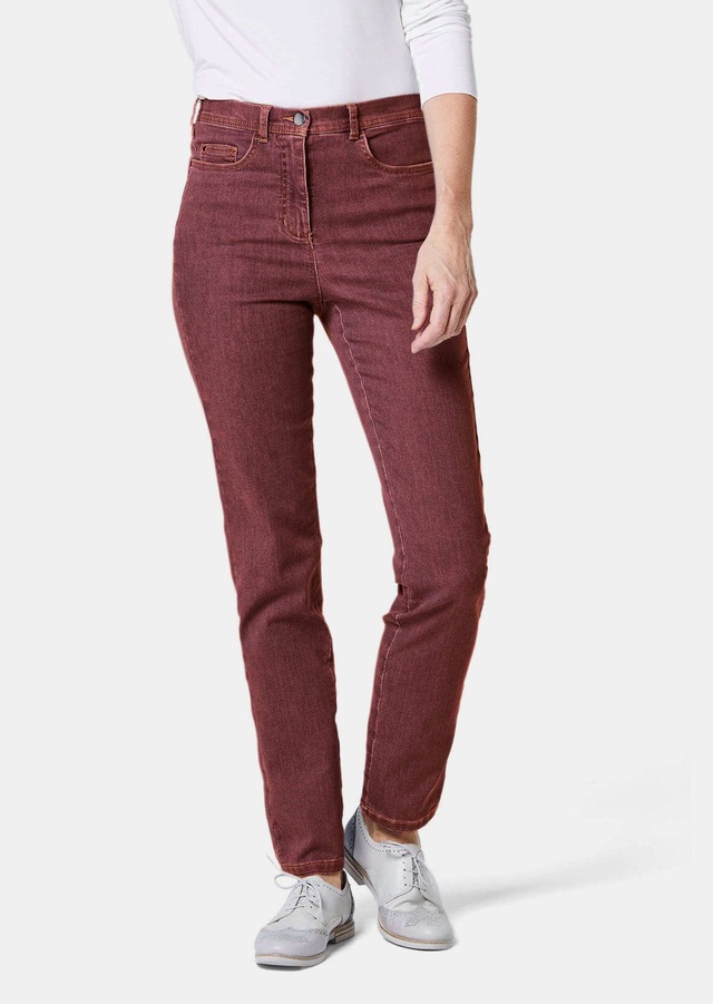 GOLDNER Regular-fit-Jeans »Kurzgröße Damen Jeans Slim Fit LOUISA mit Stretch-Anteil« Ohne