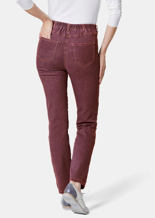 GOLDNER Regular-fit-Jeans »Kurzgröße Damen Jeans Slim Fit LOUISA mit Stretch-Anteil« Ohne