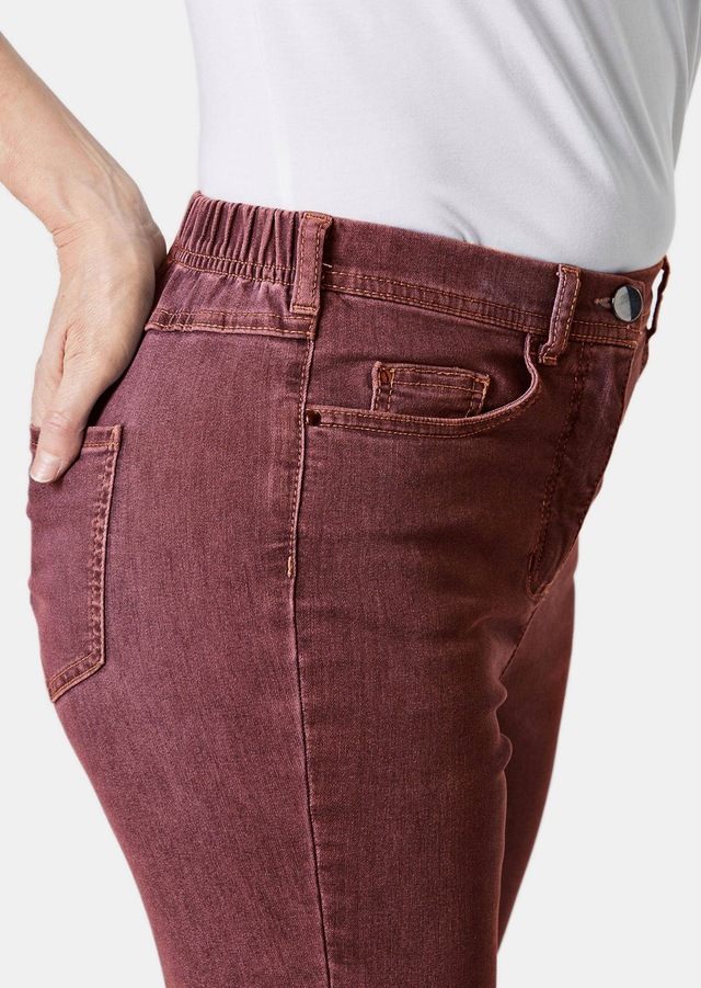 GOLDNER Regular-fit-Jeans »Kurzgröße Damen Jeans Slim Fit LOUISA mit Stretch-Anteil« Ohne