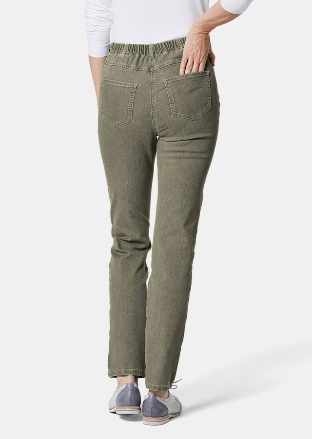GOLDNER Regular-fit-Jeans »Kurzgröße Damen Jeans Slim Fit LOUISA mit Stretch-Anteil« Ohne