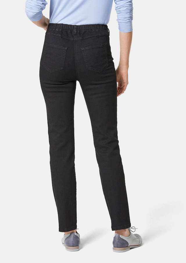 GOLDNER Regular-fit-Jeans »Kurzgröße Damen Jeans Slim Fit LOUISA mit Stretch-Anteil« Ohne