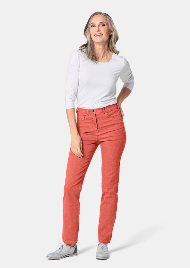 GOLDNER Regular-fit-Jeans »Kurzgröße Damen Jeans Slim Fit LOUISA mit Stretch-Anteil« Ohne