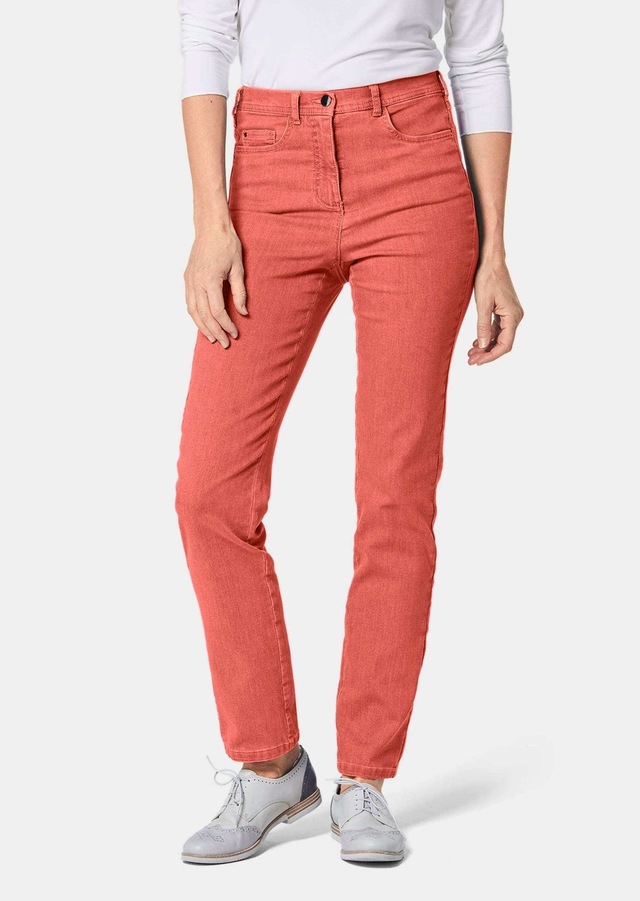 GOLDNER Regular-fit-Jeans »Kurzgröße Damen Jeans Slim Fit LOUISA mit Stretch-Anteil« Ohne