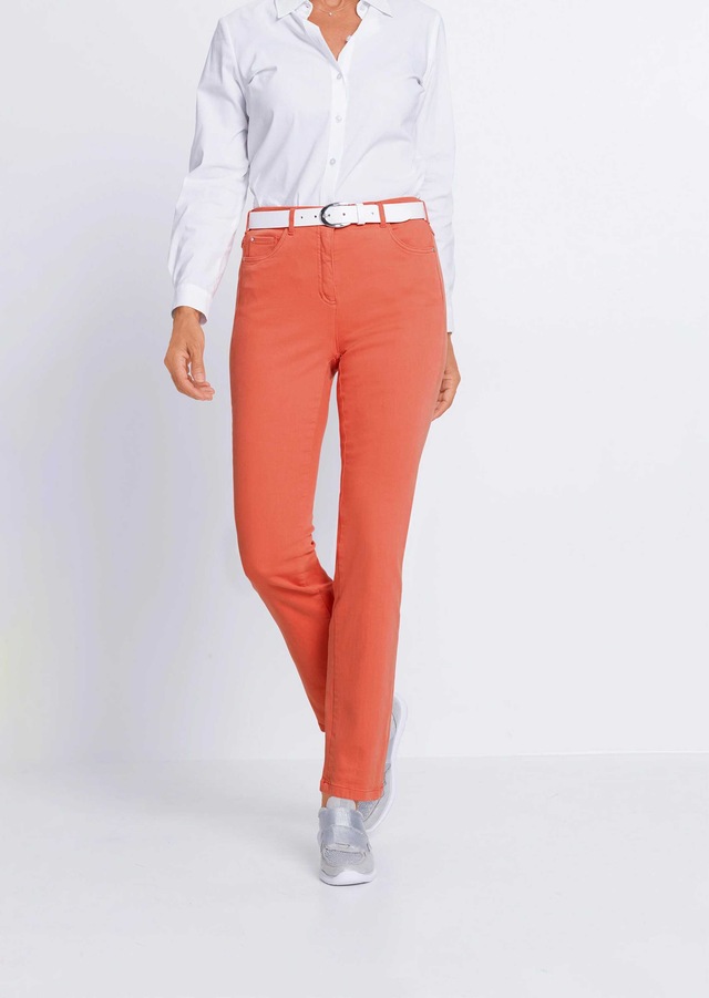 GOLDNER Regular-fit-Jeans »Kurzgröße Damen Jeans Slim Fit LOUISA mit Stretch-Anteil« Ohne