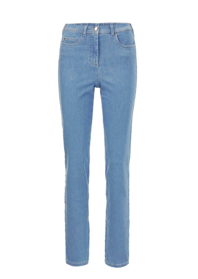 GOLDNER Regular-fit-Jeans »Kurzgröße Damen Jeans Slim Fit LOUISA mit Stretch-Anteil« Ohne