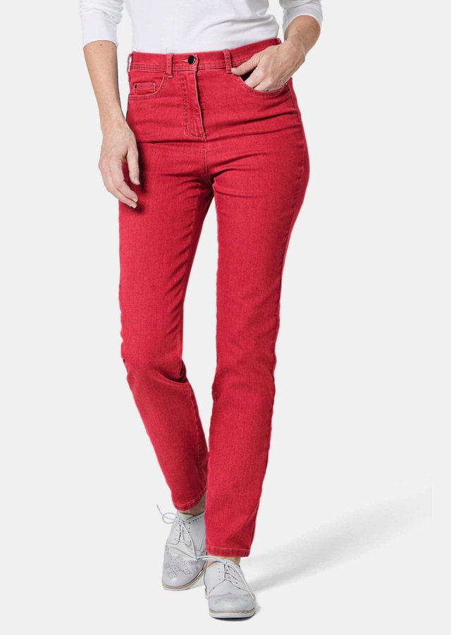 GOLDNER Regular-fit-Jeans »Kurzgröße Damen Jeans Slim Fit LOUISA mit Stretch-Anteil« Ohne