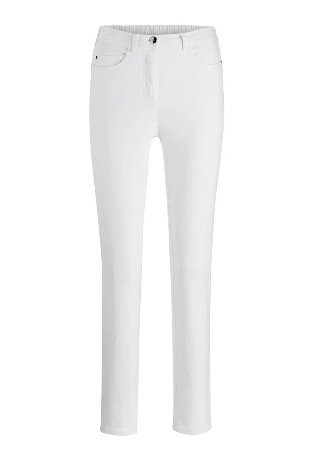 GOLDNER Regular-fit-Jeans »Kurzgröße Damen Jeans Slim Fit LOUISA mit Stretch-Anteil« Ohne