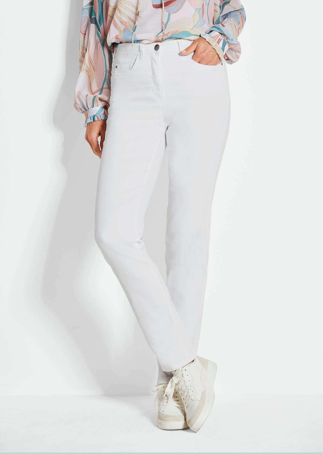 GOLDNER Regular-fit-Jeans »Kurzgröße Damen Jeans Slim Fit LOUISA mit Stretch-Anteil« Ohne