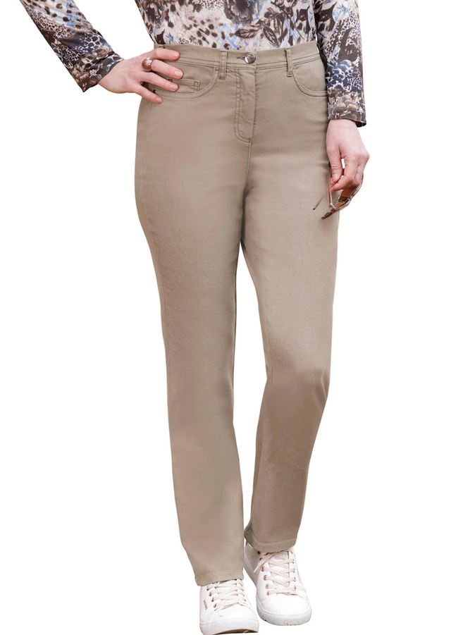 GOLDNER Regular-fit-Jeans »Kurzgröße Damen Jeans Slim Fit LOUISA mit Stretch-Anteil« Ohne