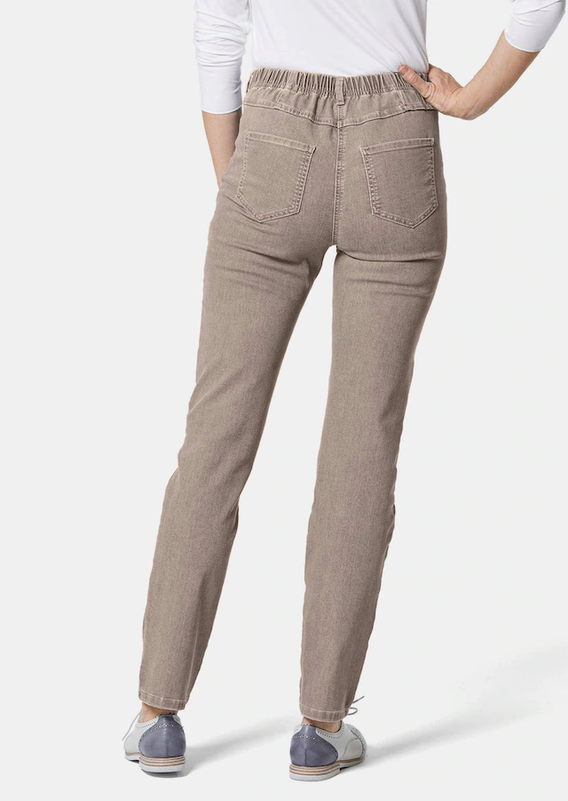 GOLDNER Regular-fit-Jeans »Kurzgröße Damen Jeans Slim Fit LOUISA mit Stretch-Anteil« Ohne