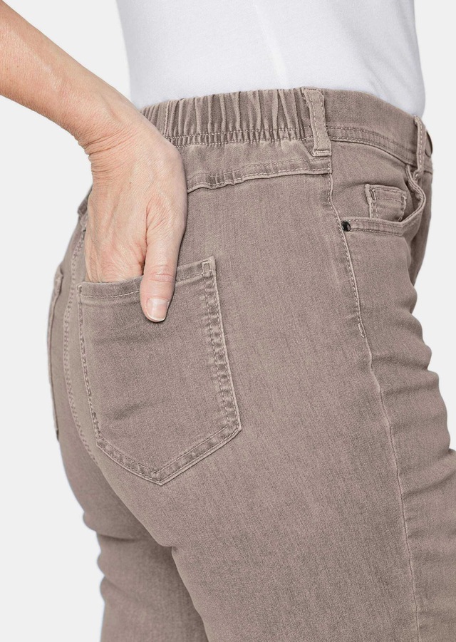 GOLDNER Regular-fit-Jeans »Kurzgröße Damen Jeans Slim Fit LOUISA mit Stretch-Anteil« Ohne