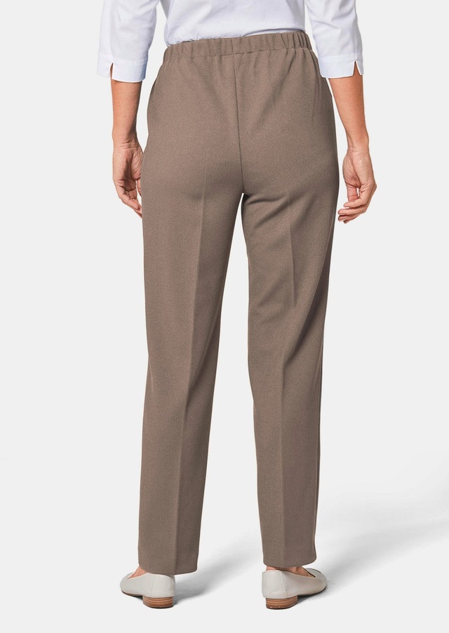 GOLDNER Schlupfhose »Kurzgröße Rippenhose mit Biesen« Ohne