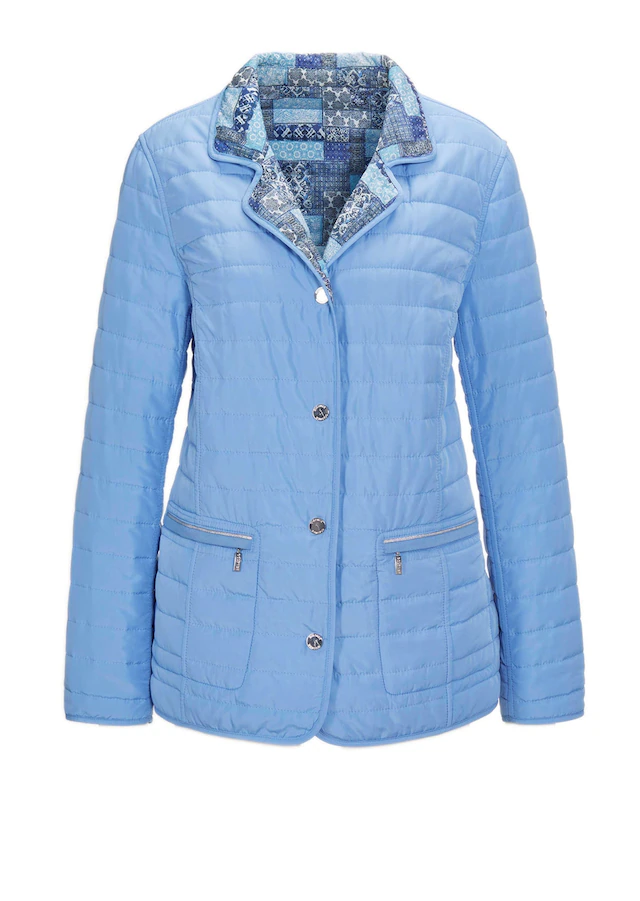 GOLDNER Steppjacke »Kurzgröße Leichte Druck-Steppjacke zum wenden« Jacke kann von 2 Seiten getragen werden