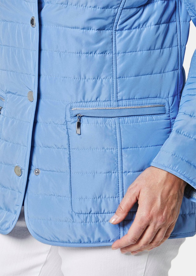 GOLDNER Steppjacke »Kurzgröße Leichte Druck-Steppjacke zum wenden« Jacke kann von 2 Seiten getragen werden