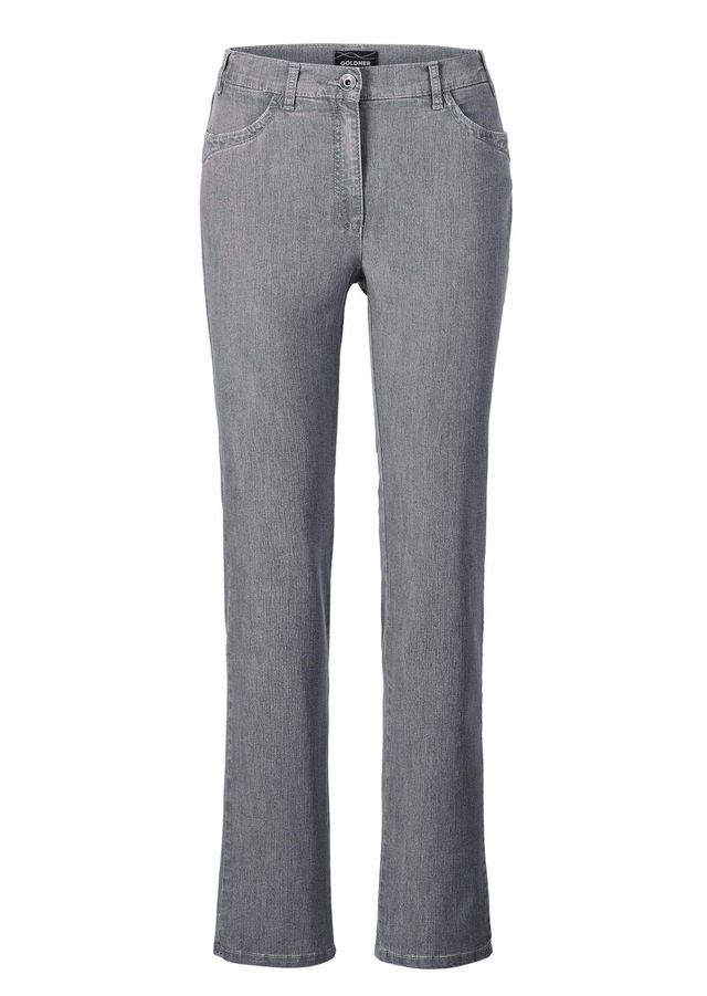 GOLDNER Stretch-Jeans »Kurzgröße Denimhose mit Stretchkomfort« Ohne
