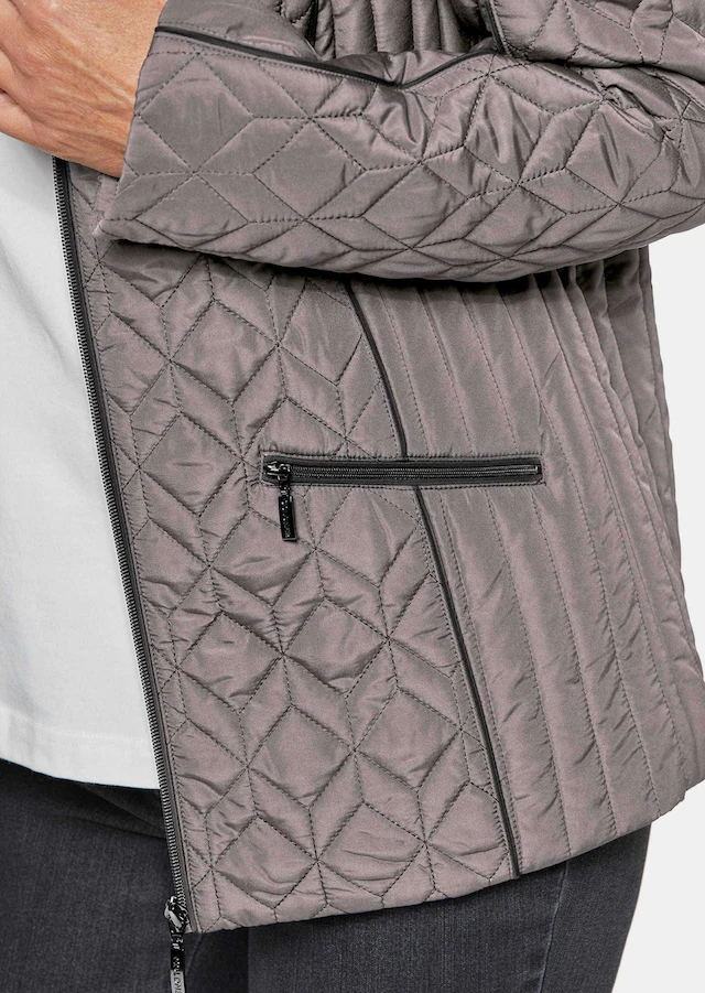 GOLDNER Steppjacke »Winterjacke mit Stehkragen« Modern intepretierter Rautenstepp