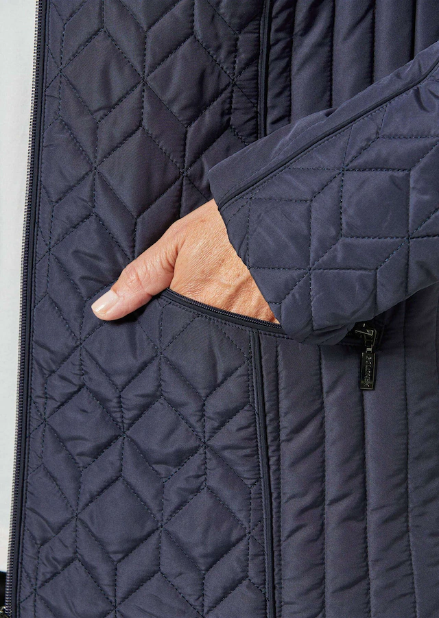 GOLDNER Steppjacke »Winterjacke mit Stehkragen« Modern intepretierter Rautenstepp