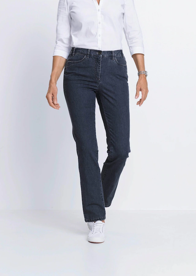 GOLDNER Stretch-Jeans »Kurzgröße Denimhose mit Stretchkomfort« Ohne