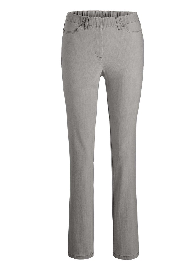 GOLDNER Regular-fit-Jeans »Kurzgröße Klassische Jeansschlupfhose LOUISA« Dehnbar in jede Richtung