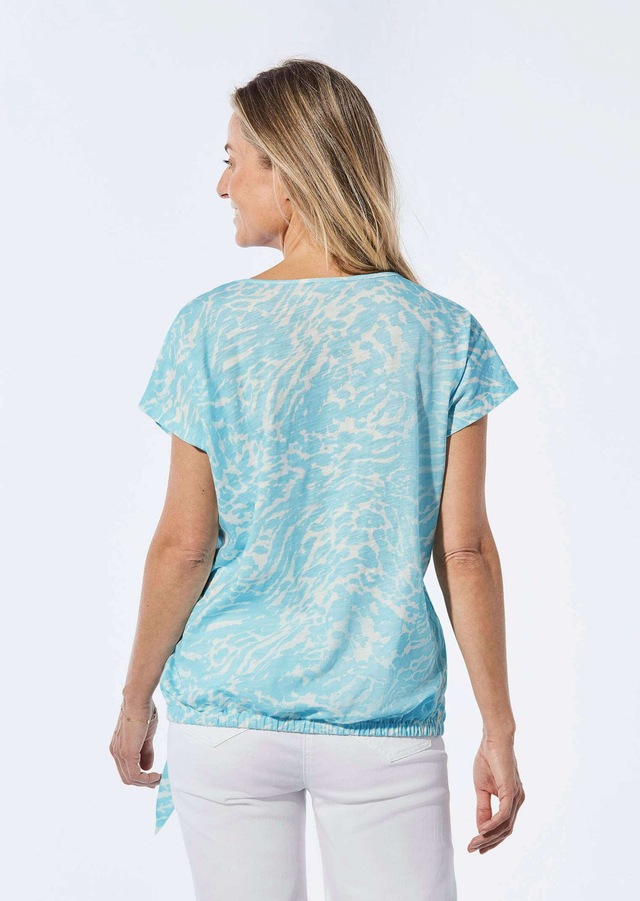 GOLDNER Kurzarmshirt »Kurzgröße Shirt mit U-Boot-Ausschnitt« U-Boot-Ausschnitt