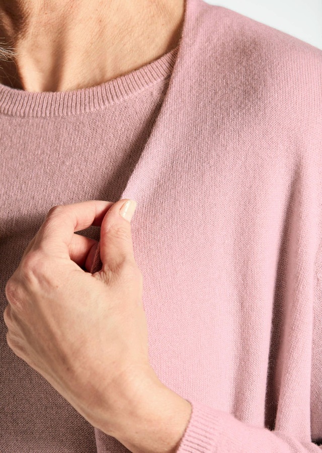 GOLDNER Strickjacke »Cardigan in langer offener Form« Aufwendig in Form gestrickt