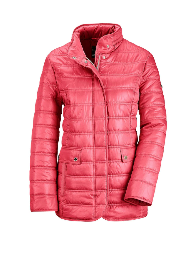 GOLDNER Steppjacke »Leichte Steppjacke mit vielen Details« mit Ripsbändern an den Taschen
