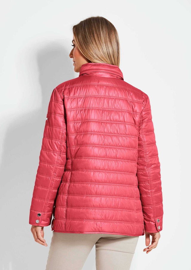 GOLDNER Steppjacke »Leichte Steppjacke mit vielen Details« mit Ripsbändern an den Taschen