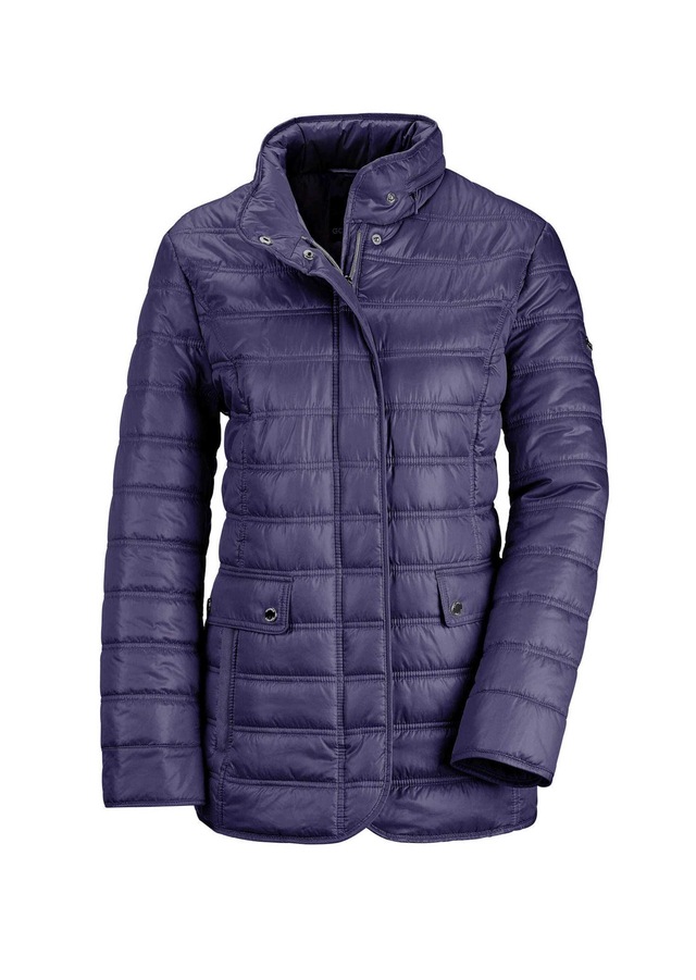 GOLDNER Steppjacke »Leichte Steppjacke mit vielen Details« mit Ripsbändern an den Taschen