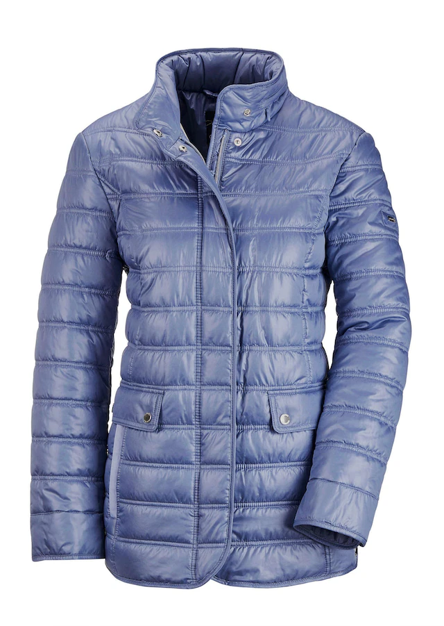 GOLDNER Steppjacke »Leichte Steppjacke mit vielen Details« mit Ripsbändern an den Taschen