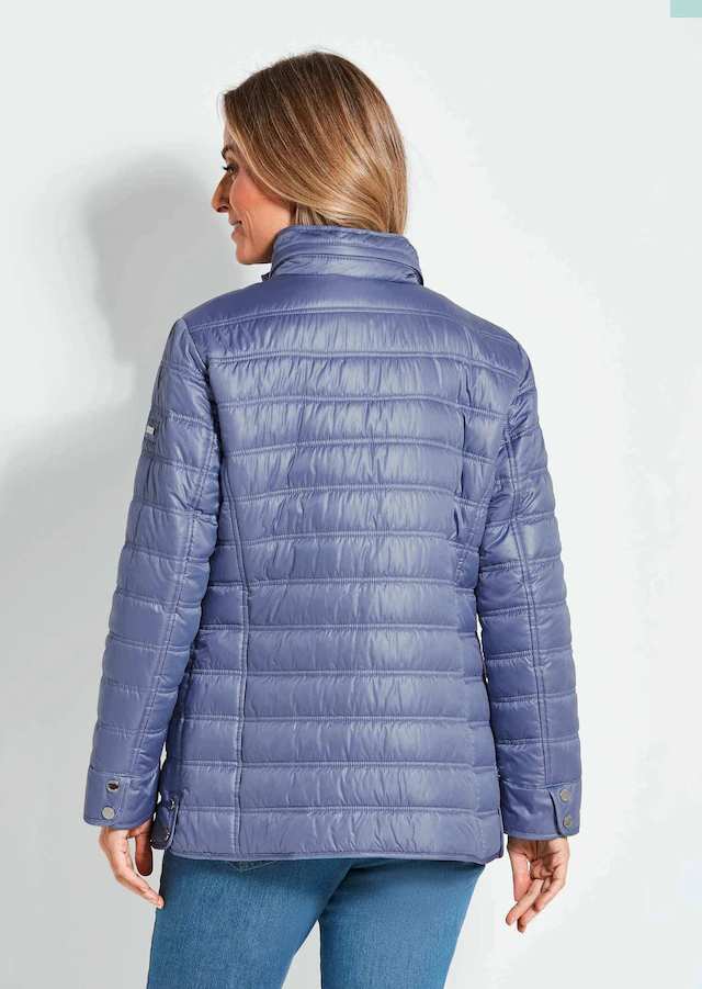 GOLDNER Steppjacke »Leichte Steppjacke mit vielen Details« mit Ripsbändern an den Taschen