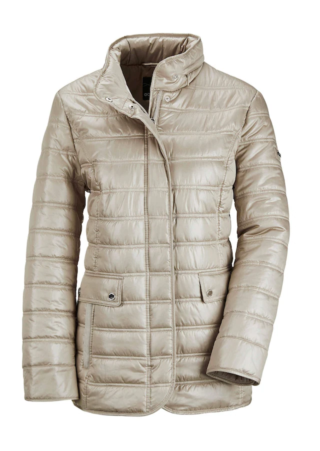 GOLDNER Steppjacke »Leichte Steppjacke mit vielen Details« mit Ripsbändern an den Taschen