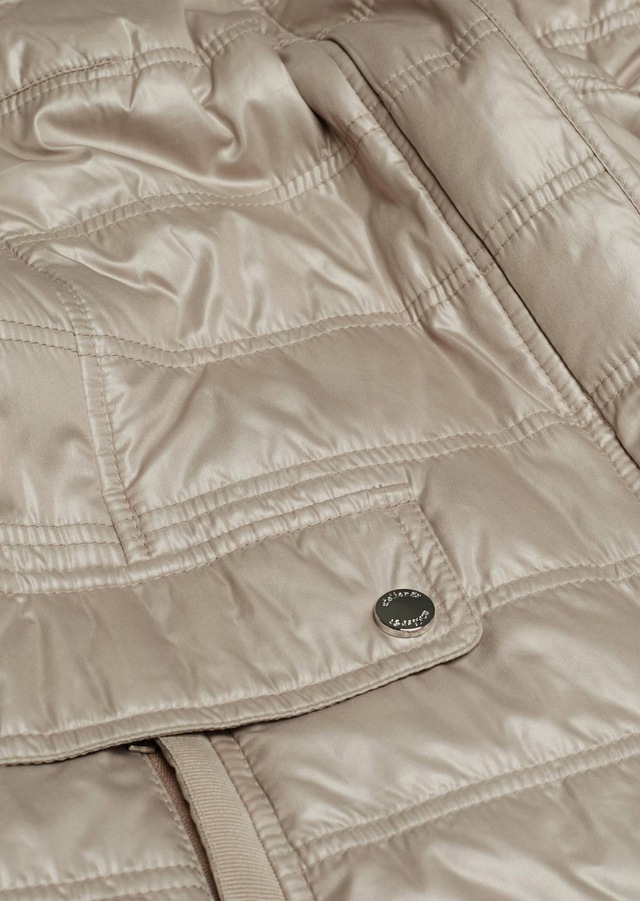 GOLDNER Steppjacke »Leichte Steppjacke mit vielen Details« mit Ripsbändern an den Taschen